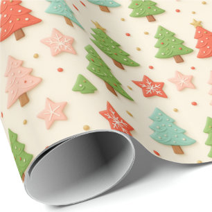 Faux Cookies in Clay Christmas Gift Wrap