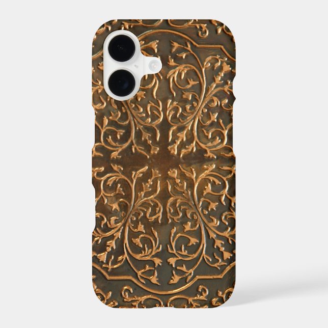 Faux Copper Metalwork Scroll Design (Back)