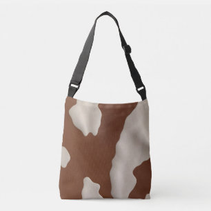 Faux Cow Leather Trendy Luxury Elegant Collection Crossbody Bag