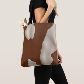 Faux Cow Leather Trendy Luxury Elegant Collection Tote Bag