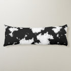 Faux Cow Print Black and White