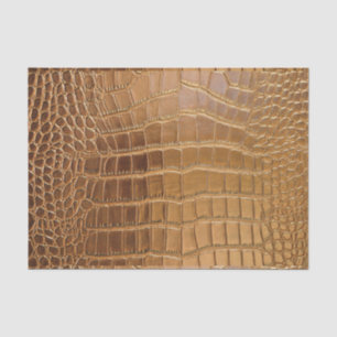 Faux Crocodile Leather Animal Skin Pattern Tissue Paper