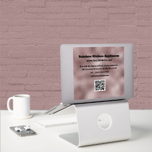 Faux Dark Pink Metallic