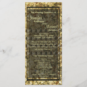Faux Diamond and Gold Glitter Look Program
