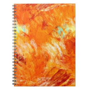 Faux digital brushstroke seamless texture. Colorfu Notebook