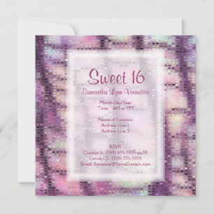 Faux Dragon Skin (rose quartz) Invitation