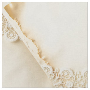 Faux Ecru Lace Boxes Fabric