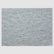 Faux Embossed Leafy Decoupage Tissue Paper