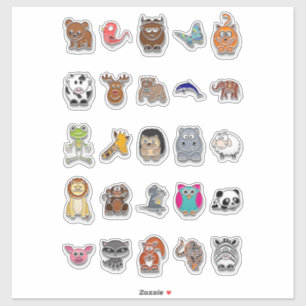 Faux Enamel Pin Animals