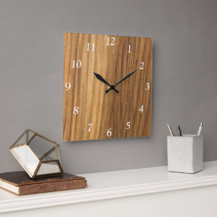 Faux Finished Barn Wood Clock