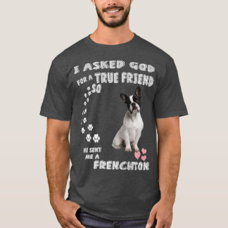 Faux Frenchbo Dog Mum Froston Dad Costume Cute T-Shirt