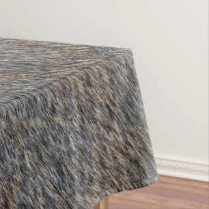 Faux fur tablecloth