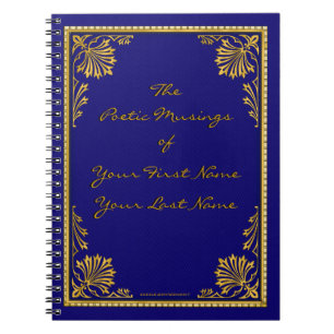 Faux Gilded Leather (Personalised) Notebook
