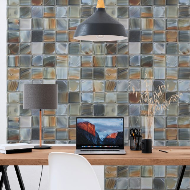 Faux Glass Neutral Squares Wallpaper (Creator Uploaded)