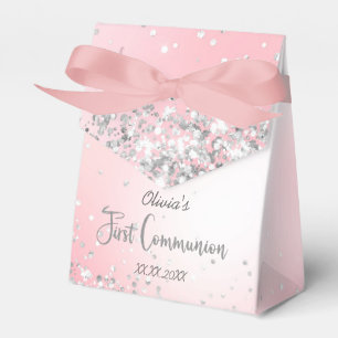 faux glitter First Holy Communion Favour Box