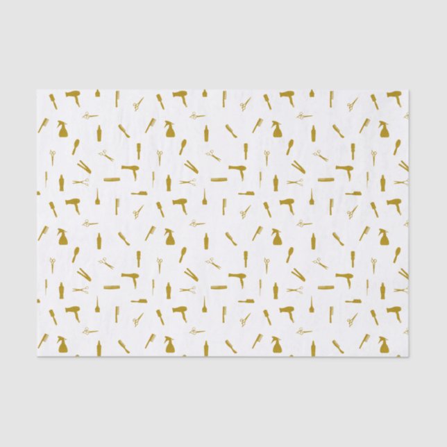 Faux Glitter Hair Stylist Tools Tissue Paper (Front)