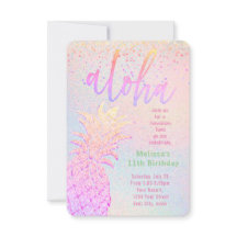 faux glitter pineapple decor birthday