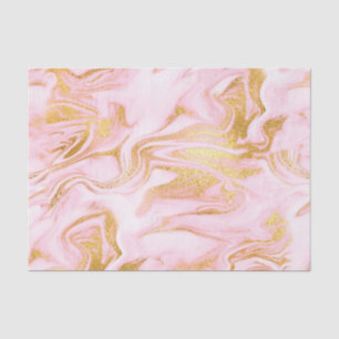 faux glitter pink fluid marble stone texture tissue paper