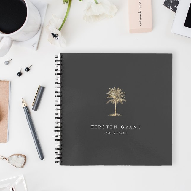 Faux Gol Palm Tree Logo Notebook (Creator Uploaded)