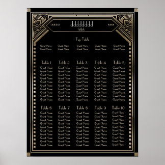 wedding seating chart