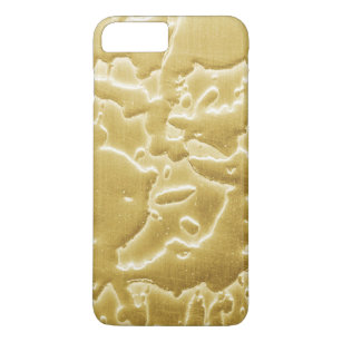 Faux Gold Bubbled and Scratched Pattern Case-Mate iPhone Case