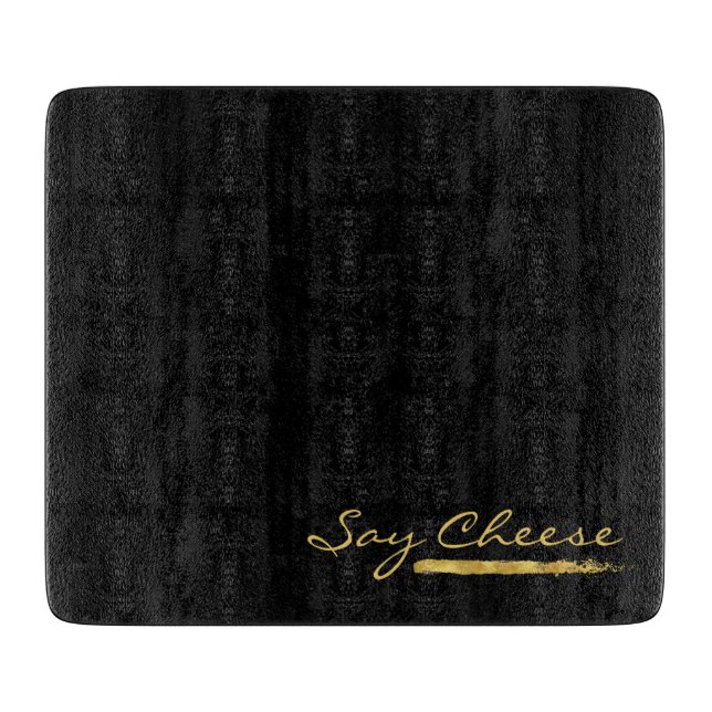 Faux gold charcuterie meat cheese appetizer party  cutting board (Front)