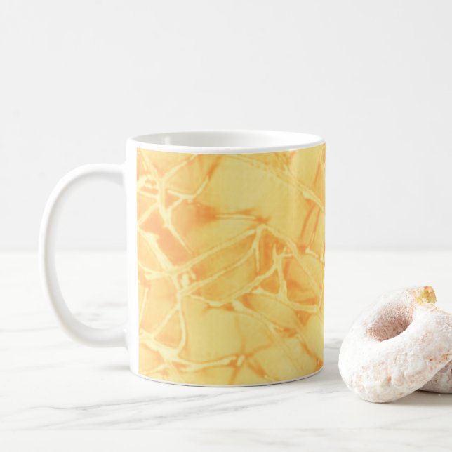 Faux Gold  Coffee Mug (With Donut)