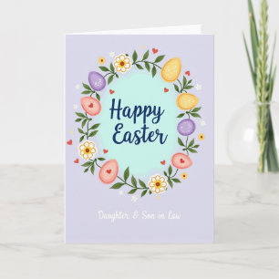 Faux Gold Easter Daughter Son Card
