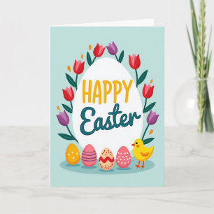 Faux Gold Easter Joy Card