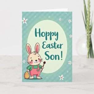 Faux Gold Easter Son Card