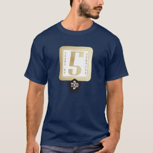 Faux gold employee 5 years service award T-Shirt