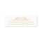 Faux Gold Flourish Wedding Details Insert