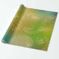 Faux Gold Foil Arabian Bollywood