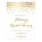 Faux Gold Foil Confetti Bridal Shower