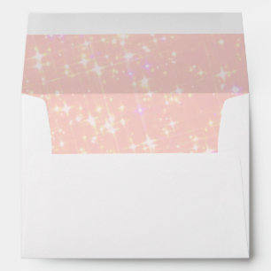Faux Gold Foil Confetti Elegant Sparkles Envelopes
