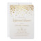 Faux Gold Foil Elegant Rehearsal Dinner Invitation