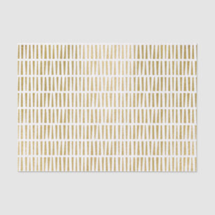 Faux Gold Foil Geometric Pattern Tissue Paper
