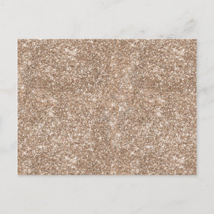 Faux Gold Foil Glitter Background Sparkle Template Postcard