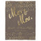 Faux Gold Foil "Mr. & Mrs." Monogram Wedding