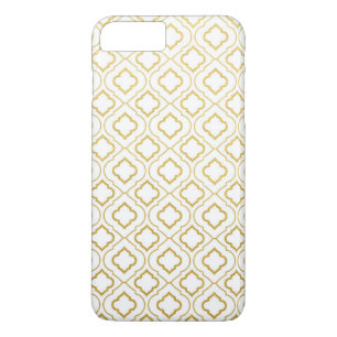 Faux Gold Foil Quatrefoil iPhone 7 Plus Case