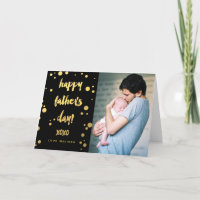 Faux Gold Foil XOXO | Father's Day Card