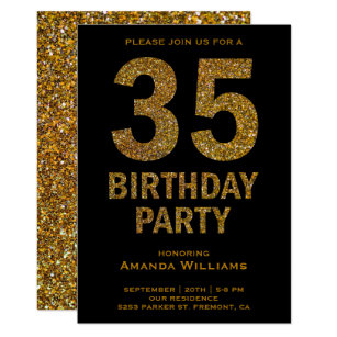 35Th Birthday Invitation 6