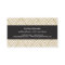 Faux Gold Glitter Chevron Pattern Business Card