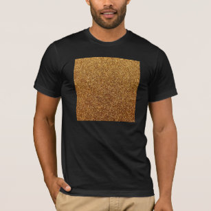 Faux Gold glitter graphic T-Shirt