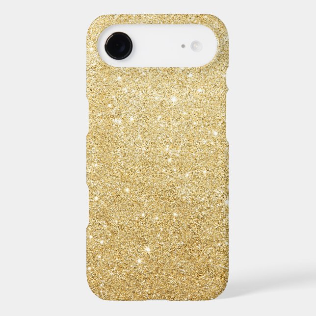 Faux Gold Glitter iPhone 7 Case (Back)