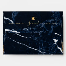 Faux Gold Jerusalem Tower of David Blue Marble