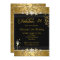Faux Gold Leaf 50 Fabulous Birthday party Black