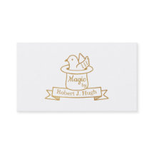 Faux Gold Magic Dove in Hat Magician