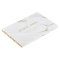 Faux gold marble luxury modern wedding guest book