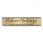 Faux Gold Office Door Sign Signs  Name Plate